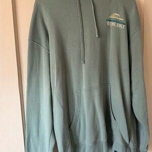 The Gulf Green Hoodie Sweatshirt - Casual Pullover